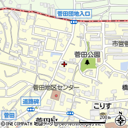 神奈川県横浜市神奈川区菅田町1537周辺の地図