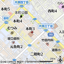 鳥取県鳥取市本町3丁目周辺の地図