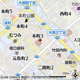 鳥取県鳥取市本町3丁目周辺の地図