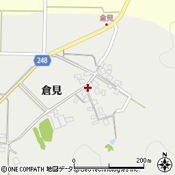 兵庫県豊岡市倉見周辺の地図
