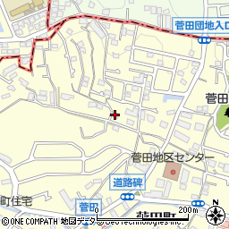神奈川県横浜市神奈川区菅田町1557周辺の地図