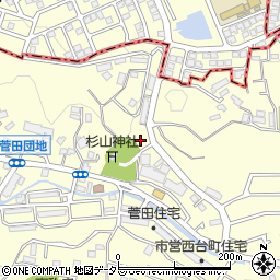 神奈川県横浜市神奈川区菅田町435周辺の地図