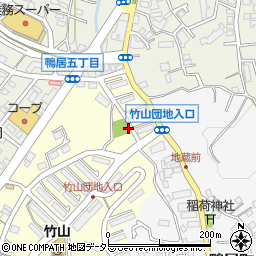 竹山Y駐車場周辺の地図