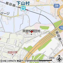 長野県飯田市松尾常盤台203周辺の地図