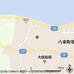 島根県松江市八束町亀尻401周辺の地図
