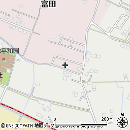 千葉県大網白里市富田2081-6周辺の地図