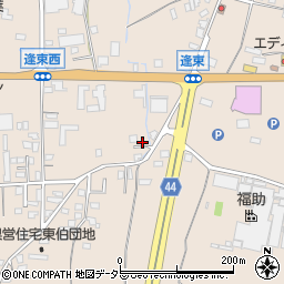 鳥取県東伯郡琴浦町逢束1046-11周辺の地図
