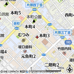 鳥取県鳥取市本町3丁目207周辺の地図