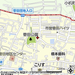 神奈川県横浜市神奈川区菅田町1607周辺の地図