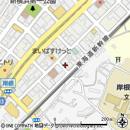 新横浜アーバンスクエア周辺の地図