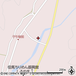 兵庫県豊岡市但東町中山210周辺の地図