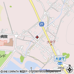 京都府舞鶴市大波下411周辺の地図