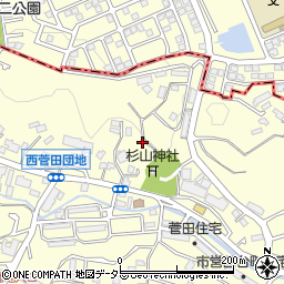 神奈川県横浜市神奈川区菅田町425周辺の地図