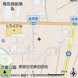 鳥取県東伯郡琴浦町逢束1109周辺の地図