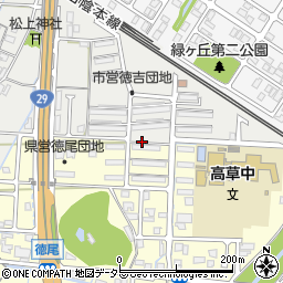 市営徳吉団地周辺の地図