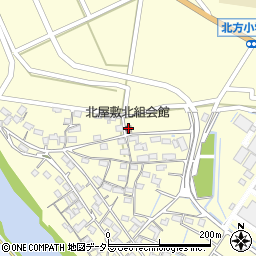 北屋敷北組会館周辺の地図