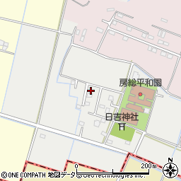 千葉県大網白里市南横川1768周辺の地図