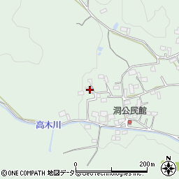岐阜県山県市高木278周辺の地図