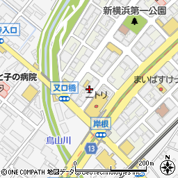 クレッセント新横浜ツインズウエスト周辺の地図