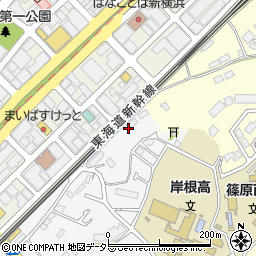 神奈川県横浜市港北区岸根町323周辺の地図