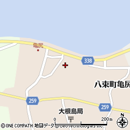 島根県松江市八束町亀尻420周辺の地図