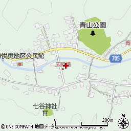 京都府与謝郡与謝野町加悦奥周辺の地図