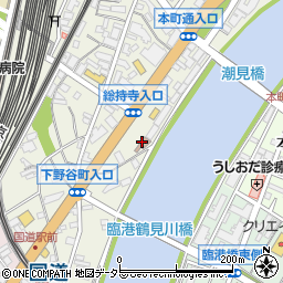 横浜市役所消防局鶴見消防署　生麦消防出張所周辺の地図