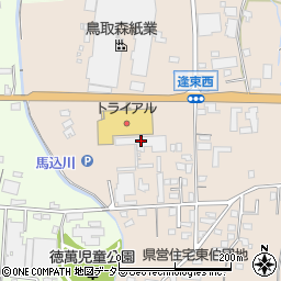 鳥取県東伯郡琴浦町逢束1249周辺の地図