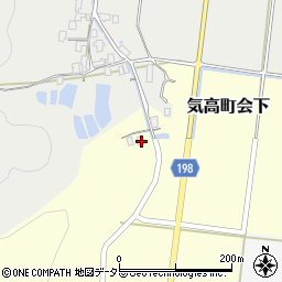 鳥取県鳥取市気高町会下165周辺の地図