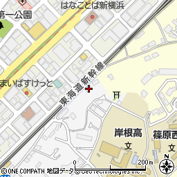 神奈川県横浜市港北区岸根町322周辺の地図