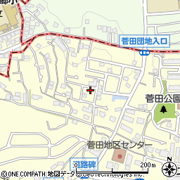神奈川県横浜市神奈川区菅田町1553周辺の地図