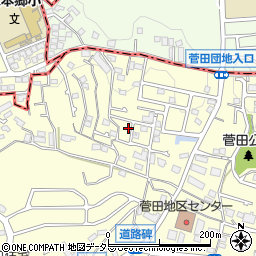 神奈川県横浜市神奈川区菅田町1554周辺の地図