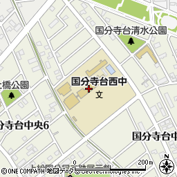 市原市立国分寺台西中学校周辺の地図