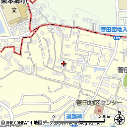 神奈川県横浜市神奈川区菅田町1569周辺の地図