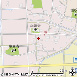 岐阜県岐阜市三輪宮西周辺の地図