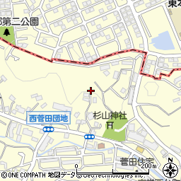 神奈川県横浜市神奈川区菅田町414周辺の地図