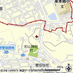神奈川県横浜市神奈川区菅田町433周辺の地図