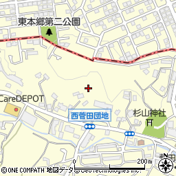 神奈川県横浜市神奈川区菅田町411周辺の地図