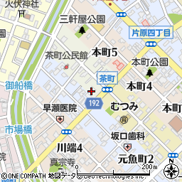 鳥取県鳥取市茶町207周辺の地図