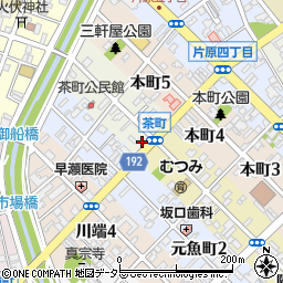 鳥取県鳥取市茶町204周辺の地図