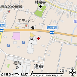鳥取県東伯郡琴浦町逢束809周辺の地図
