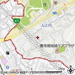 神奈川県横浜市鶴見区東寺尾1丁目7周辺の地図