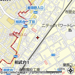 神奈川県座間市相武台1丁目22-2周辺の地図