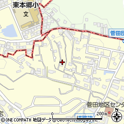 神奈川県横浜市神奈川区菅田町1571周辺の地図