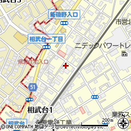 神奈川県座間市相武台1丁目22-31周辺の地図