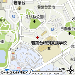 若葉台団地２－２５号棟周辺の地図