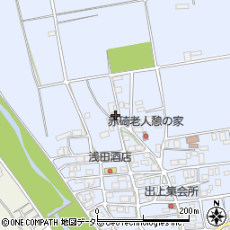 鳥取県東伯郡琴浦町出上285-3周辺の地図