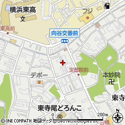 神奈川県横浜市鶴見区東寺尾1丁目39周辺の地図