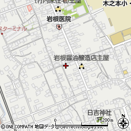 滋賀県長浜市木之本町木之本1190周辺の地図