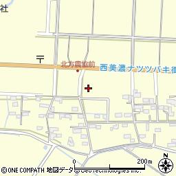 岐阜県揖斐郡揖斐川町北方1464-3周辺の地図